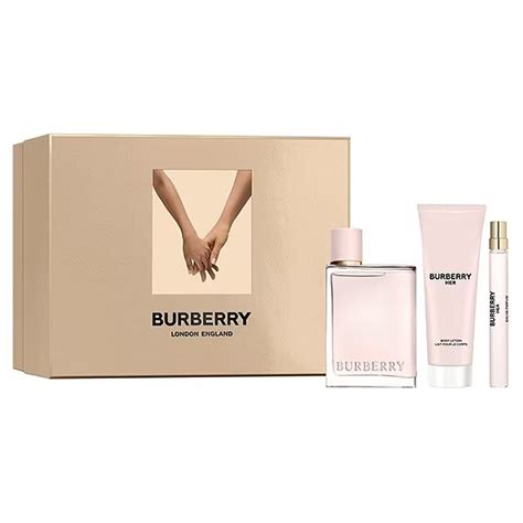 burberry her perfume travel set